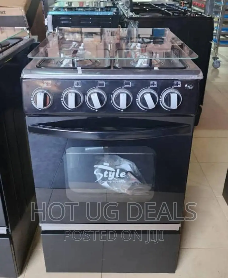 Style Full Gas Oven Cooker 50cm X 50cm - Black