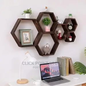 Honey Comb Hexagon Wall Shelves/ Hexagon Wall Shelves