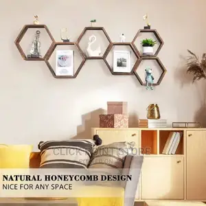 Honey Comb Hexagon Wall Shelves/ Hexagon Wall Shelves