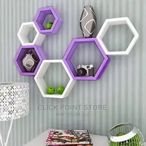 Honey Comb Shelf / Hexagon Design Shelf /Floating Wall Shelf