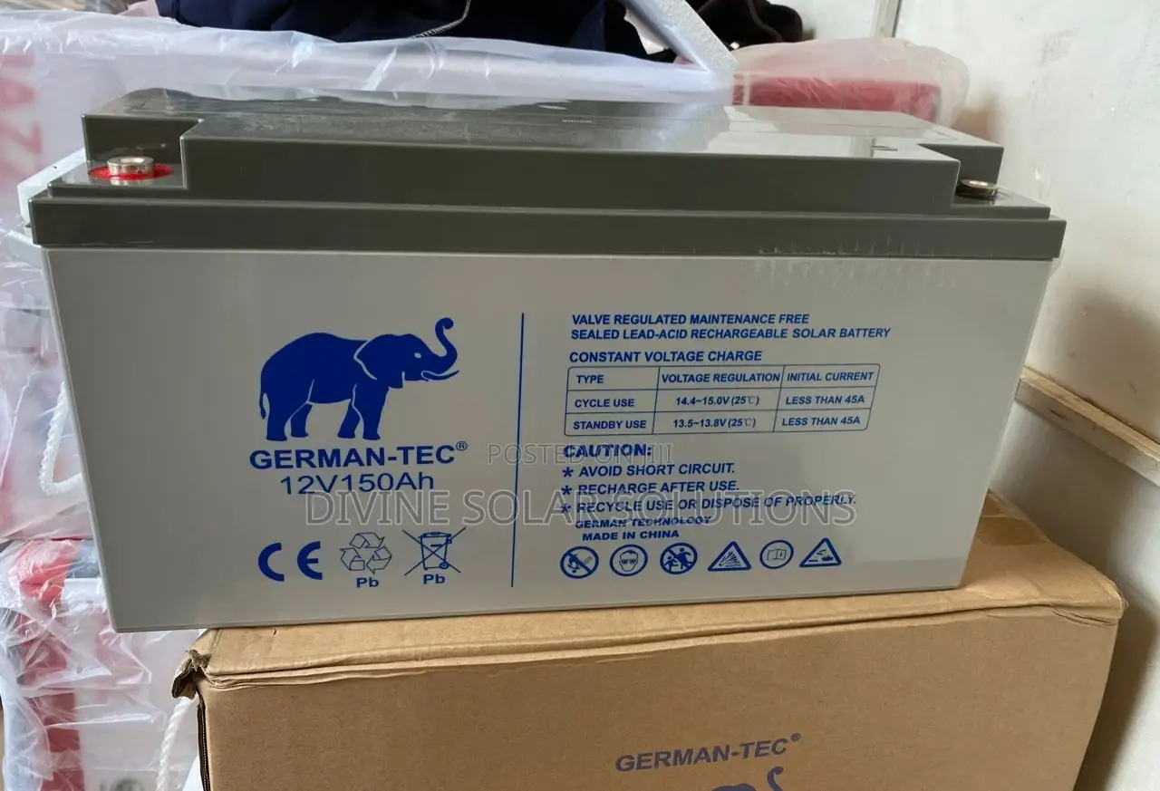12v150ah Germantec Solar Battery