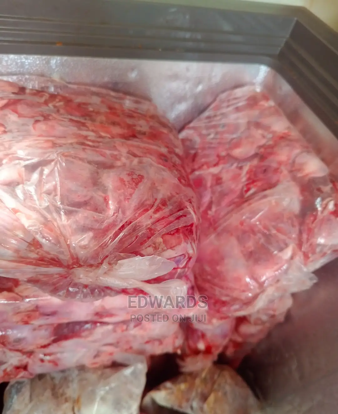 Clean Fresh Chicken Heads