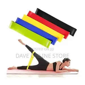 5 Piece Fitness Exercise Resistance Band Belt,