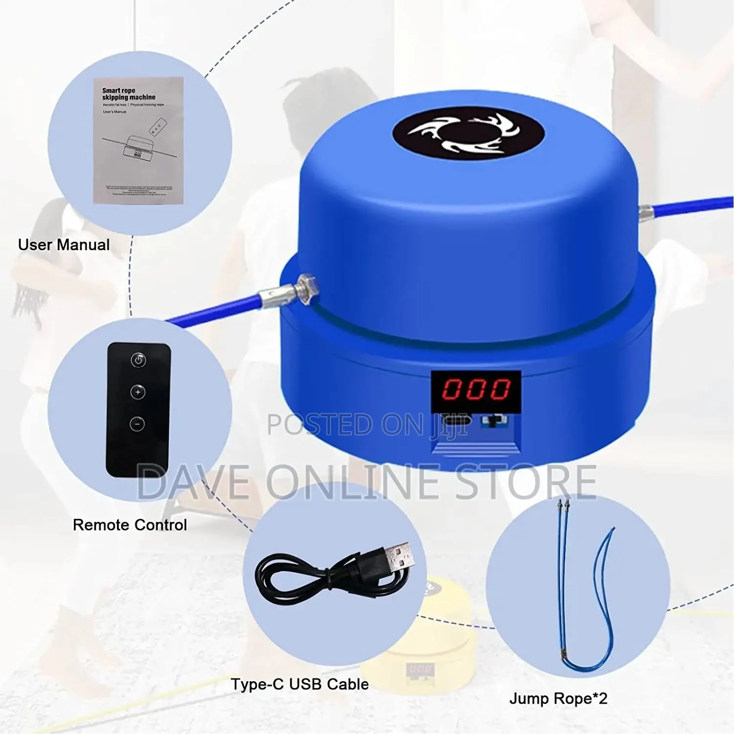 Smart Jump Rope Machine, Electronic Skipping Rope