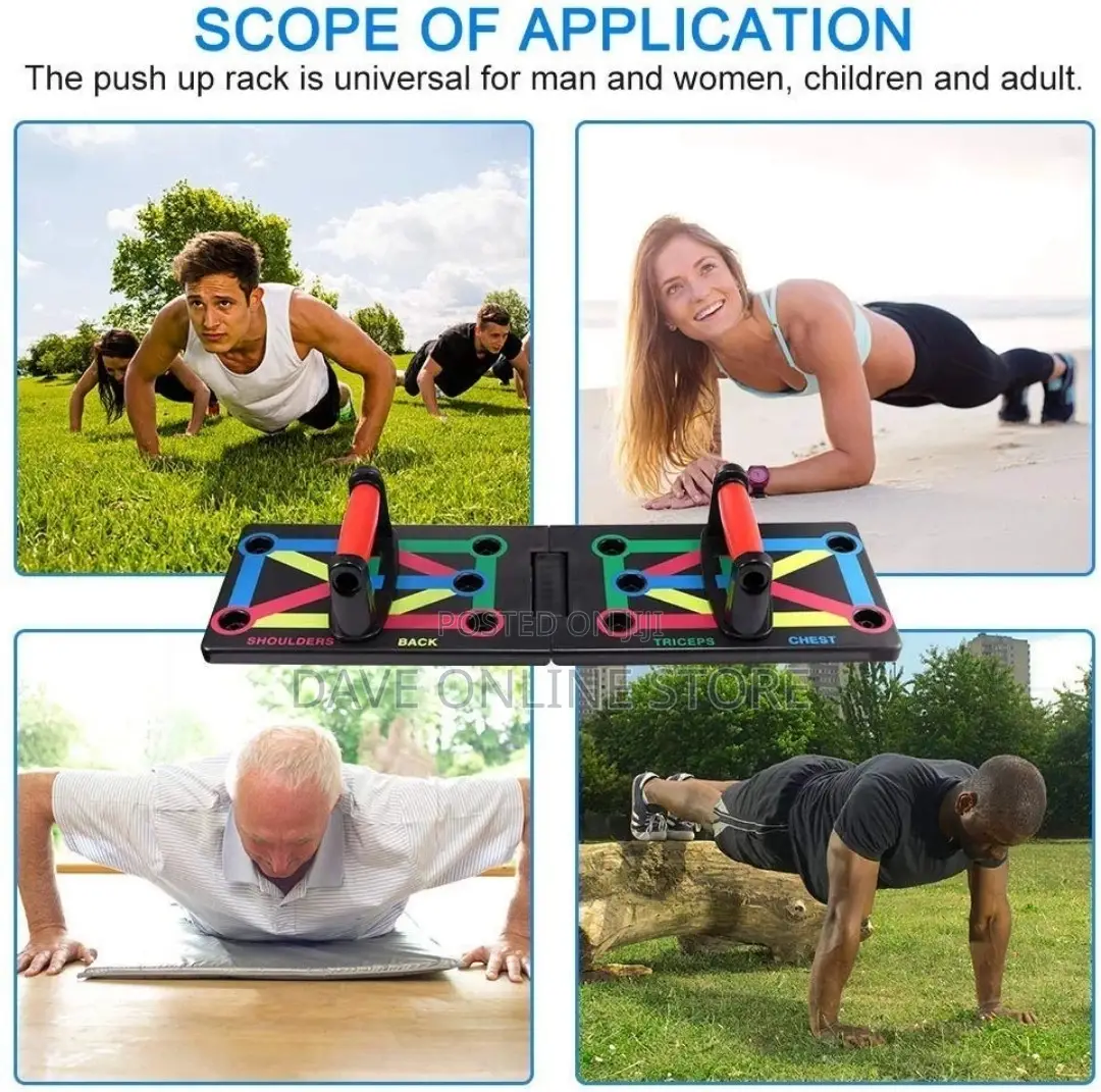 Multi- Functional Foldable Push Up Board