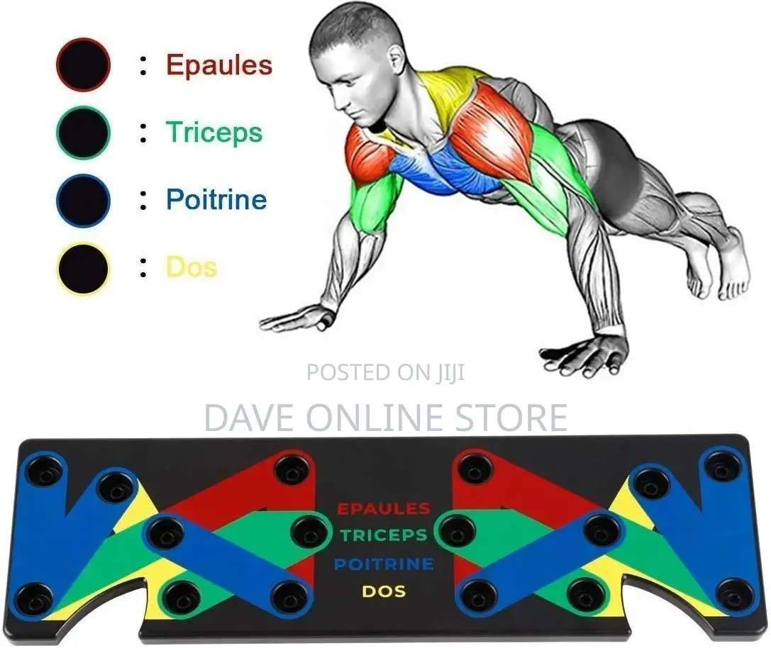 Multi- Functional Foldable Push Up Board