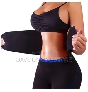 Women’S Waist Trainer Slimming Belt – Black