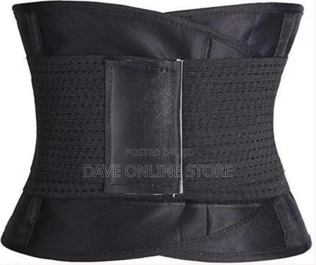 Women’S Waist Trainer Slimming Belt – Black