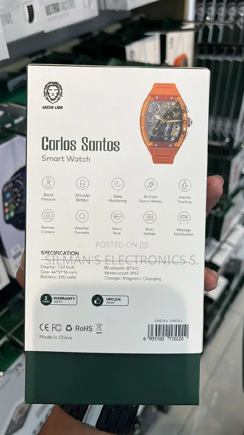Green Lion Carlos Santos Orange