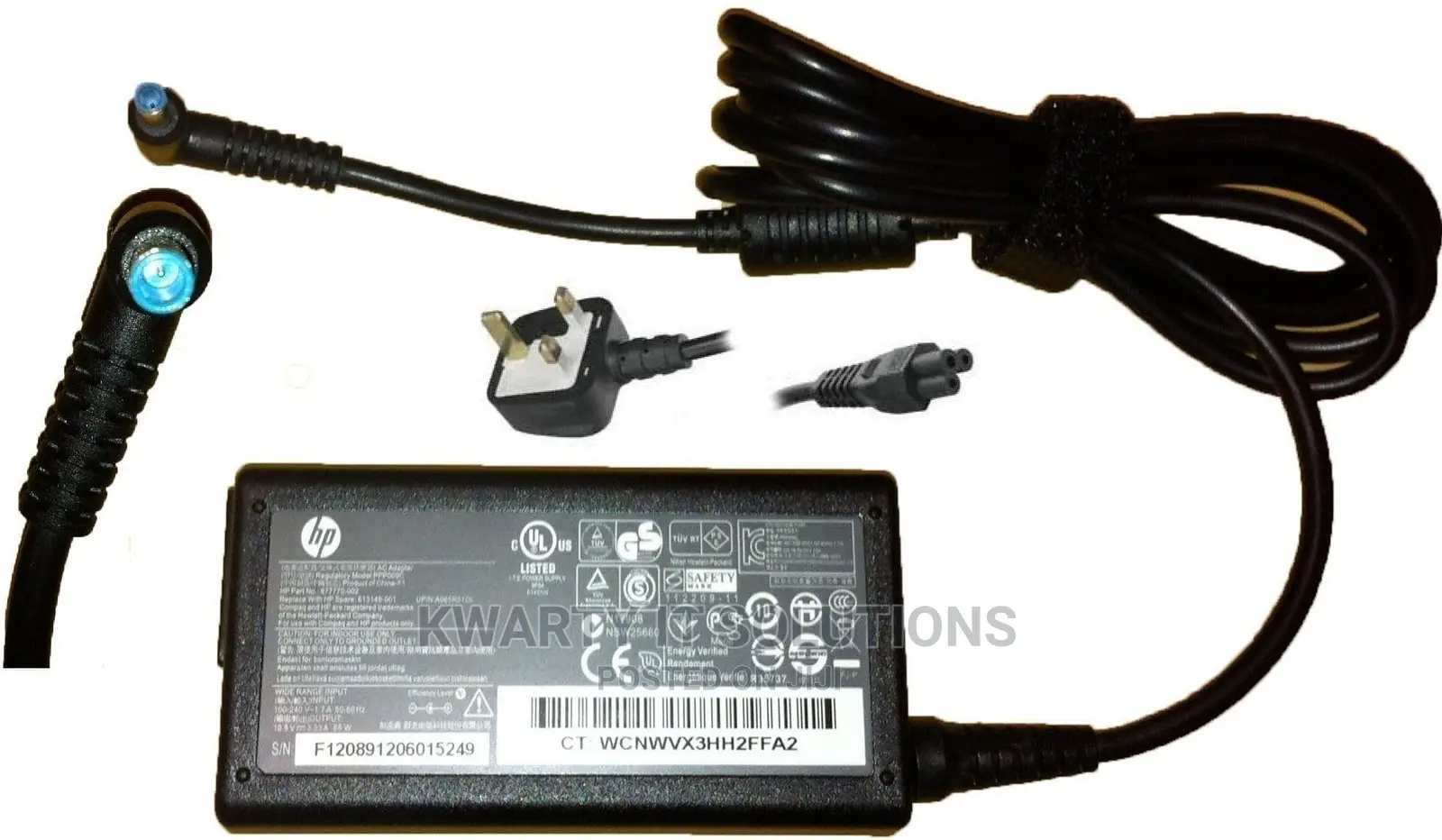 HP Bluepin Charger Original
