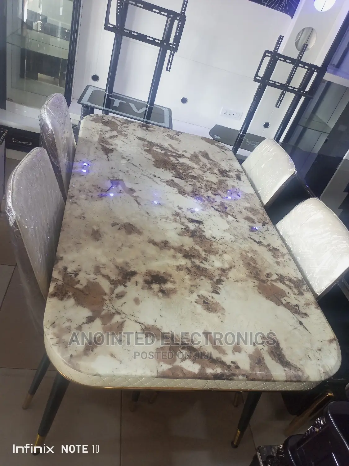 Dining Table 6 Seaters Marble