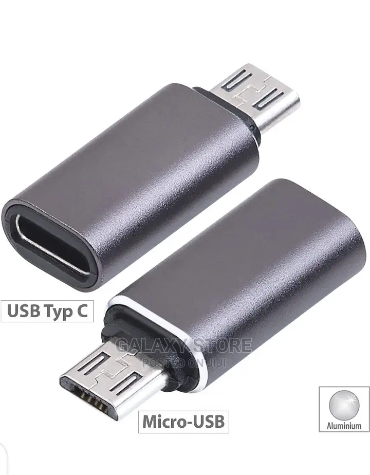 Type C to Micro USB (Smart Phone Pin) Adapter