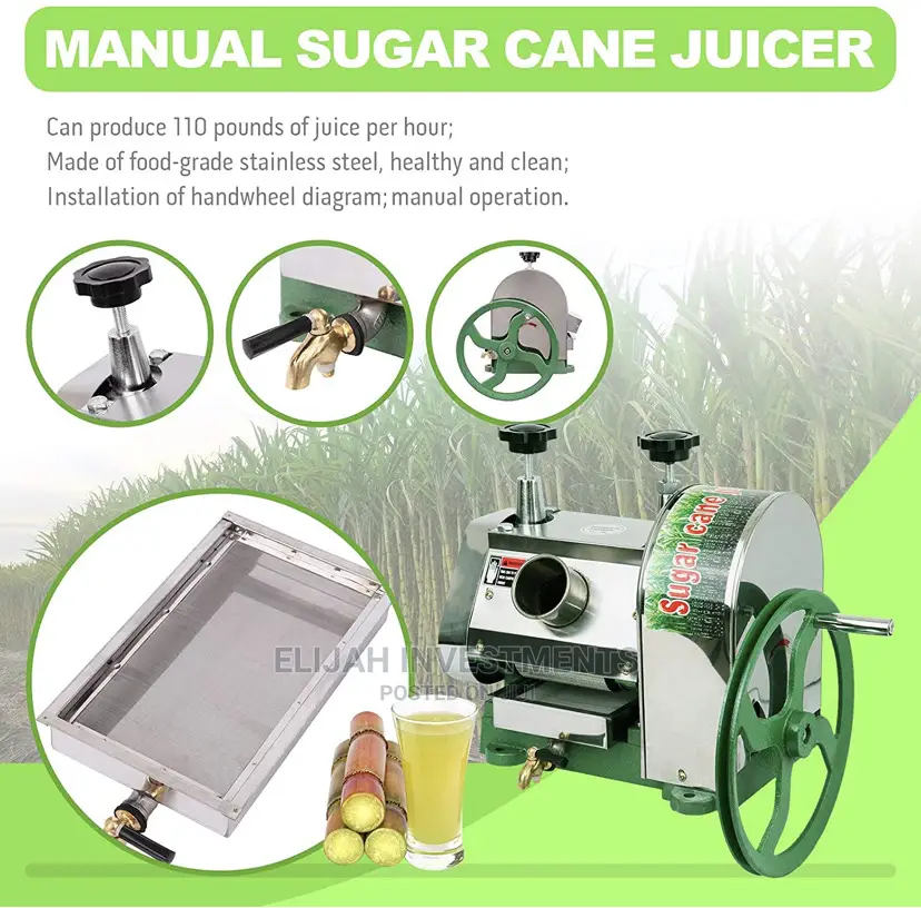 Brand New Manual Sugarcane Juice Maker Machine