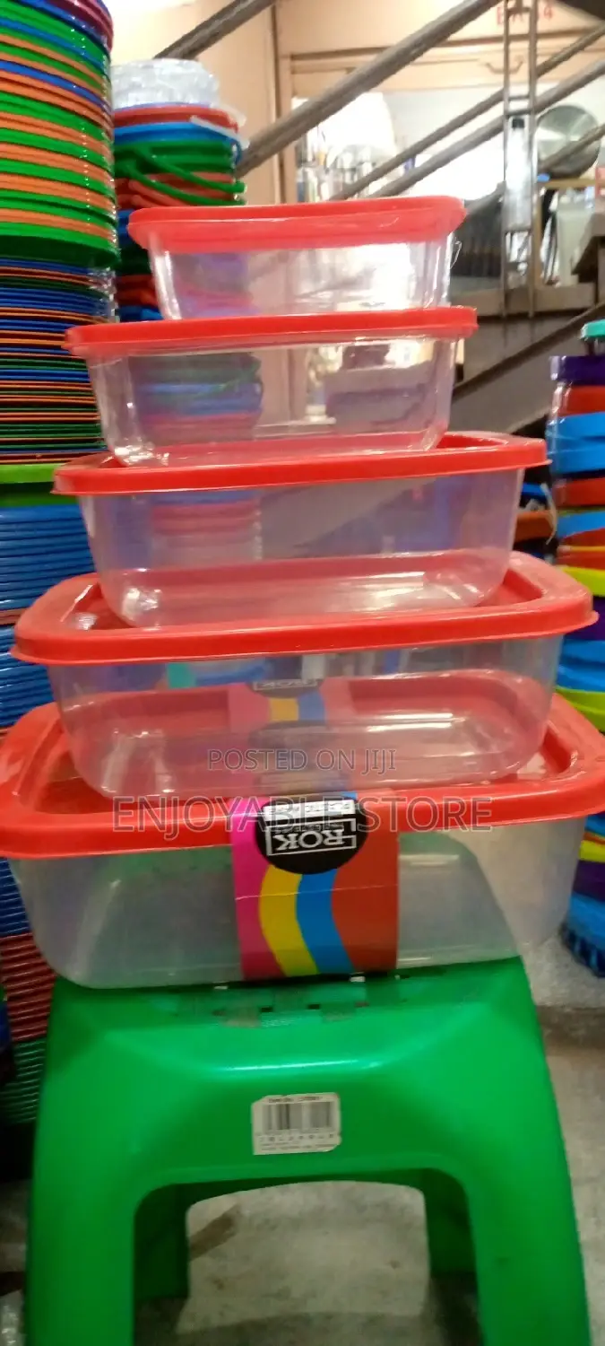 Plastic Storage Containers 5pcs