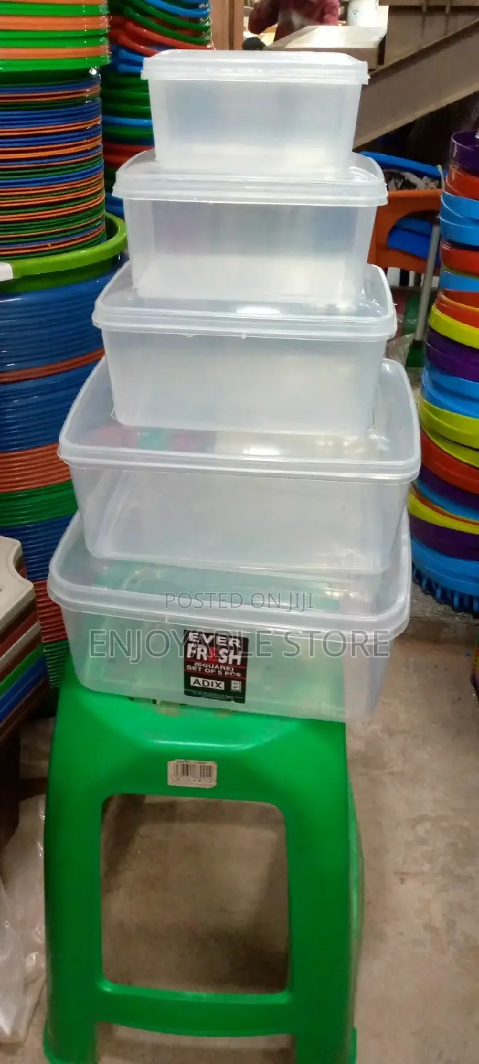 Plastic Storage Containers 5pcs
