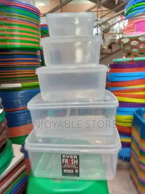 Plastic Storage Containers 5pcs