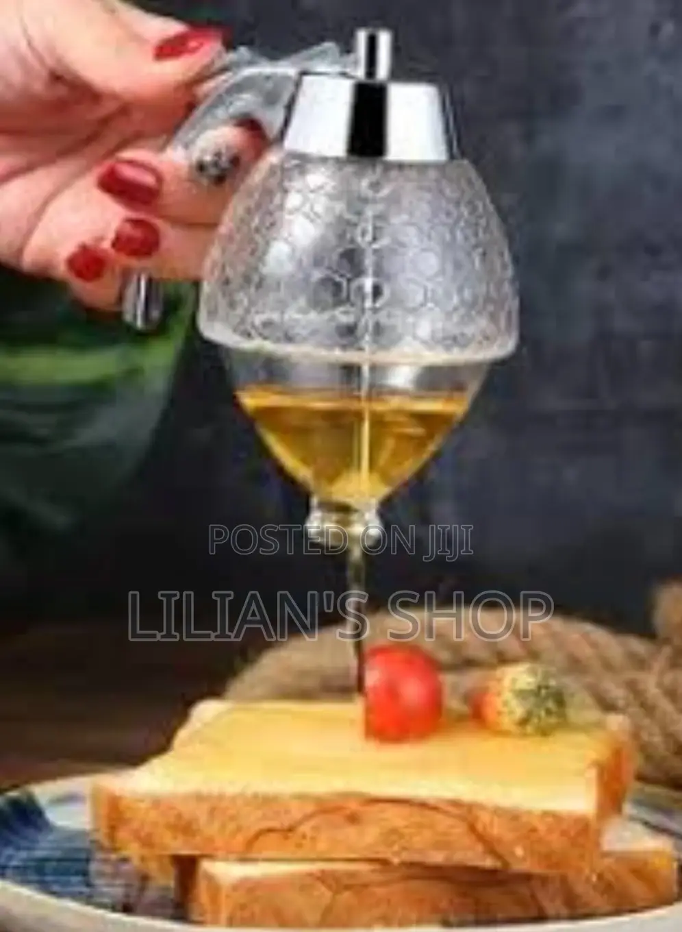 Honey Despenser Storage Jar