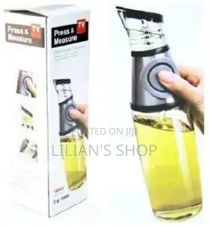 Press and Measure Oil Despenser Bottle