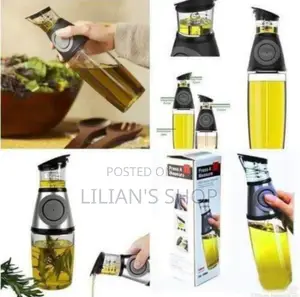 Press and Measure Oil Despenser Bottle