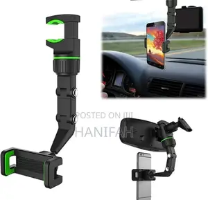 360° Universal Rear View Mirror Phone Holder