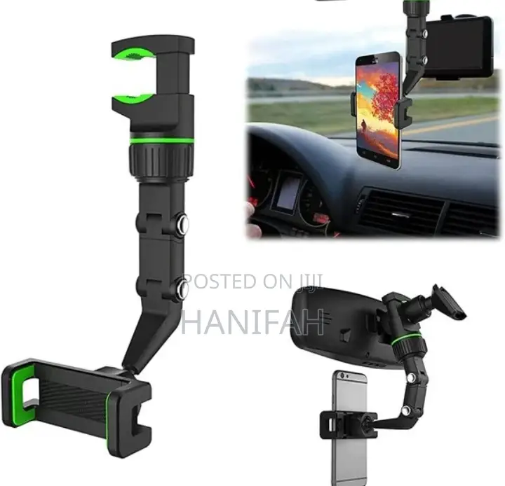 360° Universal Rear View Mirror Phone Holder