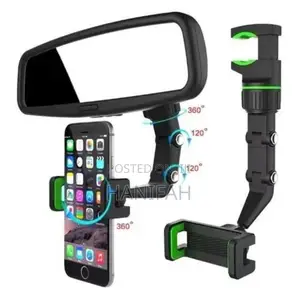 360° Universal Rear View Mirror Phone Holder