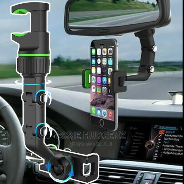 360° Universal Rear View Mirror Phoneholder-Car Phone Holder