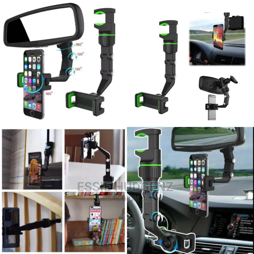 360° Universal Rear View Mirror Phoneholder-Car Phone Holder