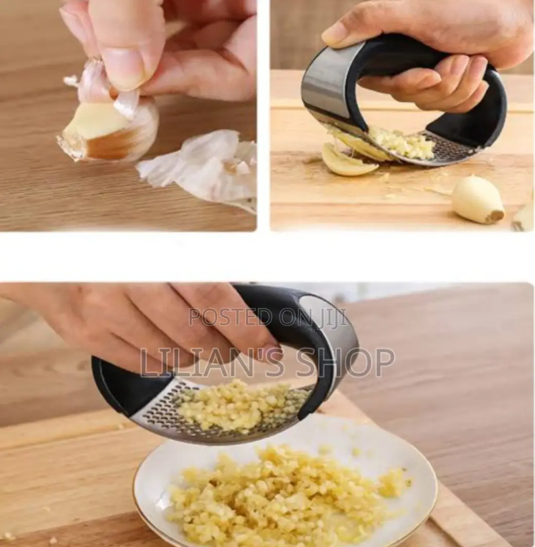 Stainless Steel Garlic/Ginger Press Mincer Crusher
