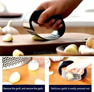 Stainless Steel Garlic/Ginger Press Mincer Crusher