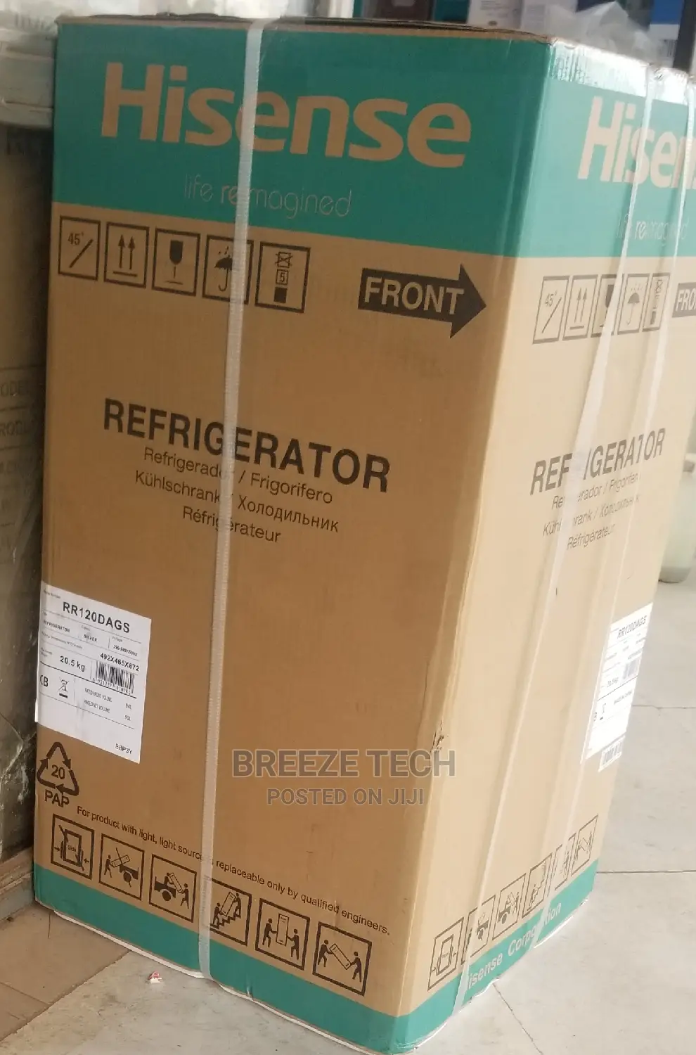 120 Refigelator Hisense