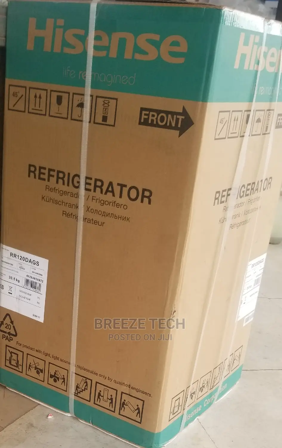 120 Refigelator Hisense