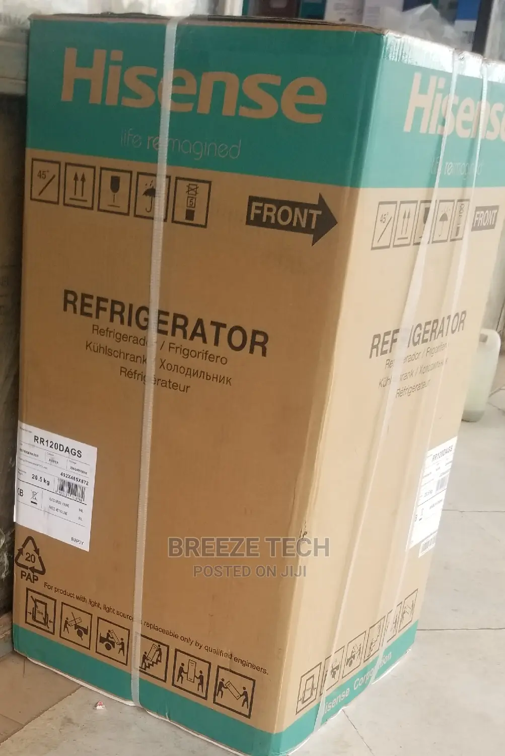 120 Refigelator Hisense