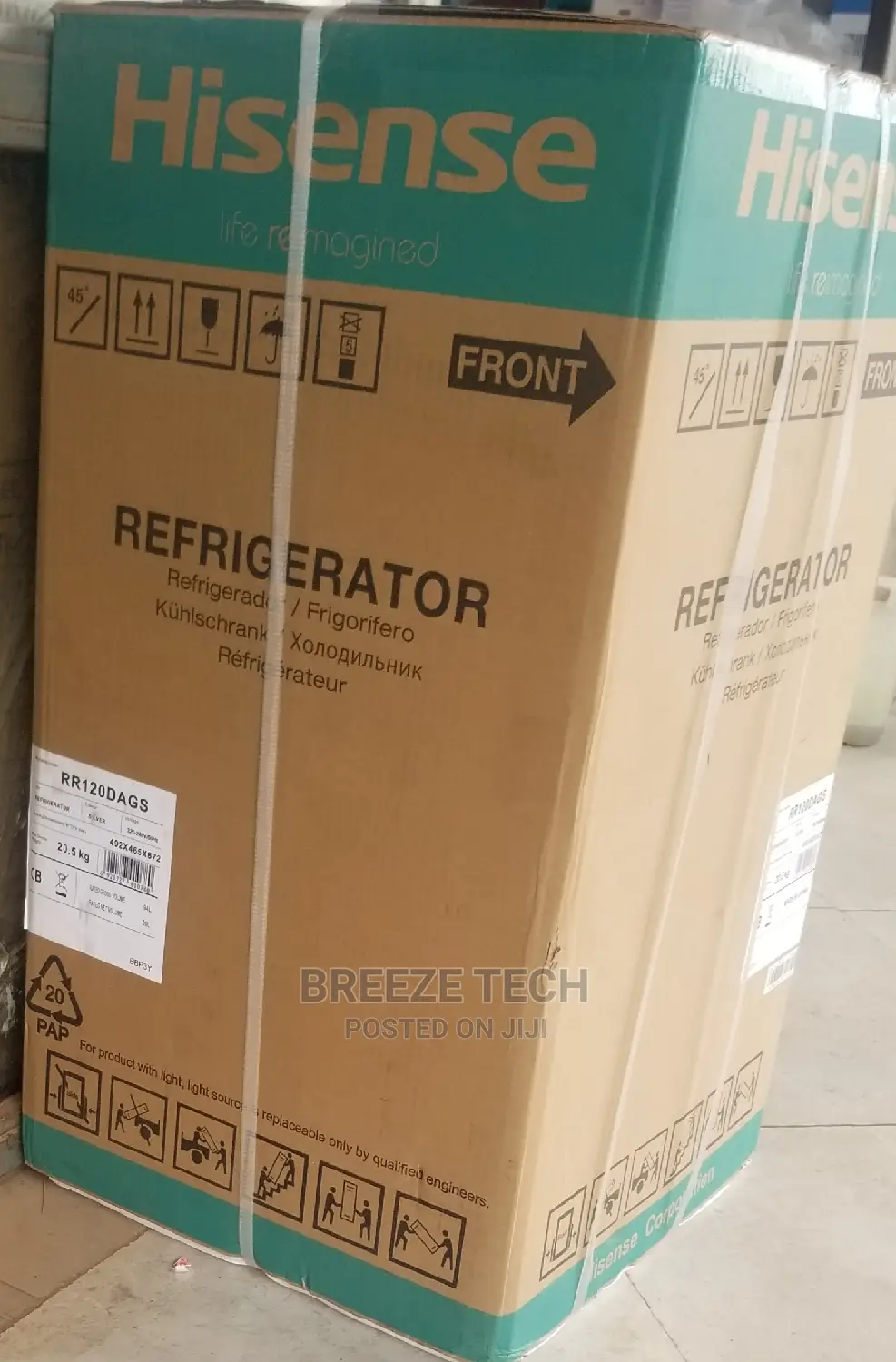 120 Refigelator Hisense