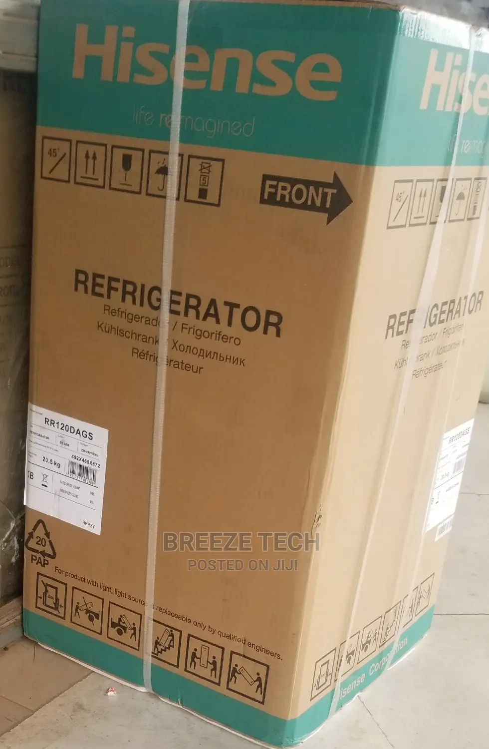 120 Refigelator Hisense