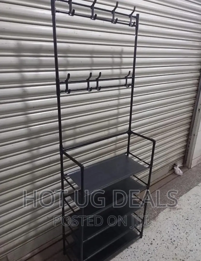 Multi- Functional Hat Stand With 5 Tier Shoe Rack Organiser