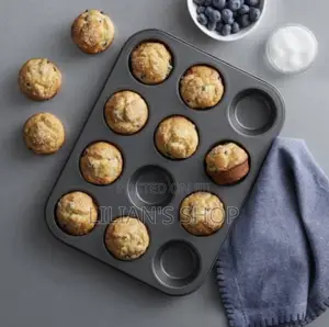 12 Holes Cake Baking Tray