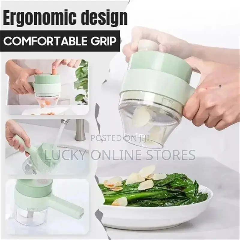 4in1 Rechargeable Vegetable Cutter