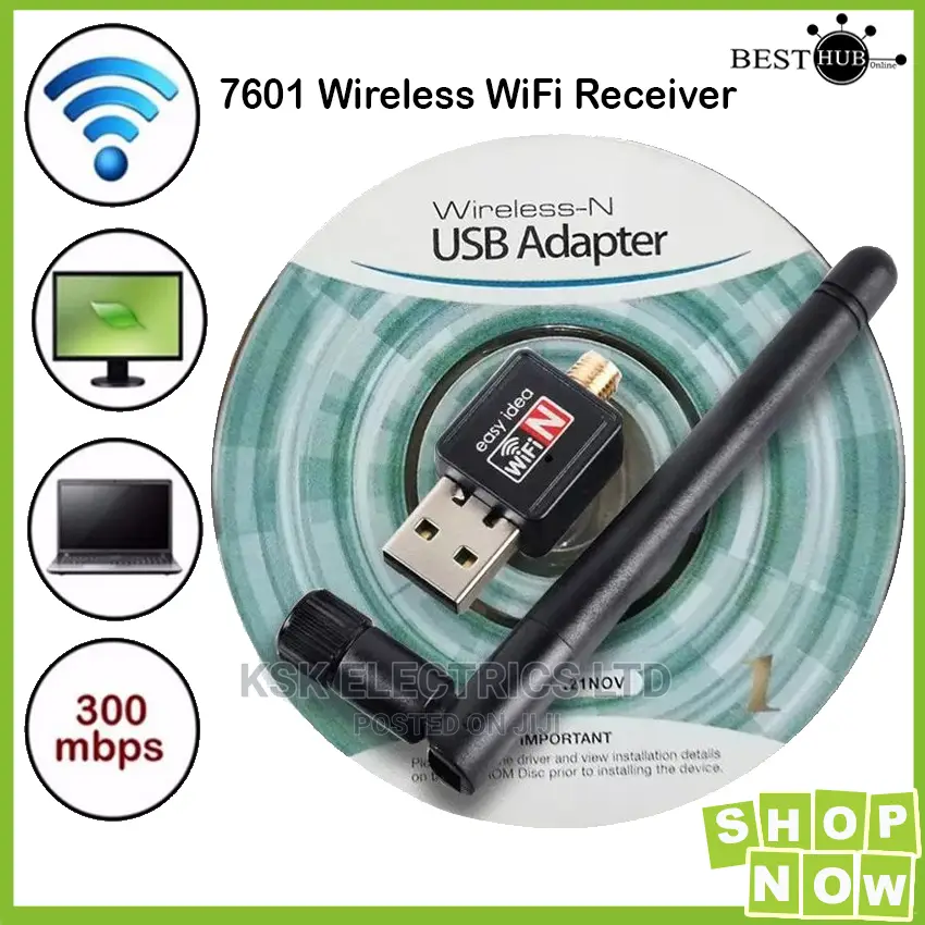 300mbps USB Wifi Dongle Receiver Wireless Adapter