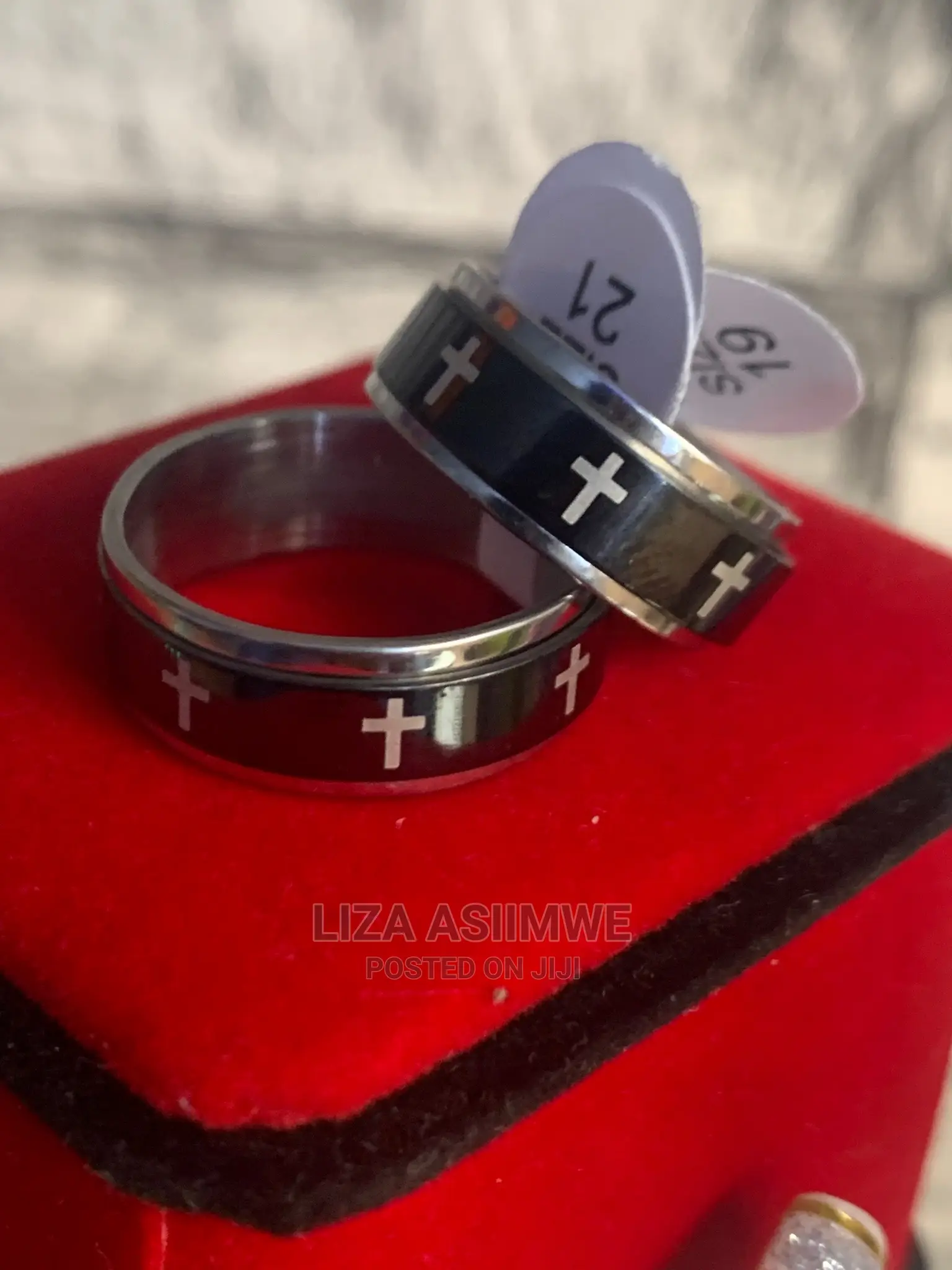 Crossed Out Designer Rings Available