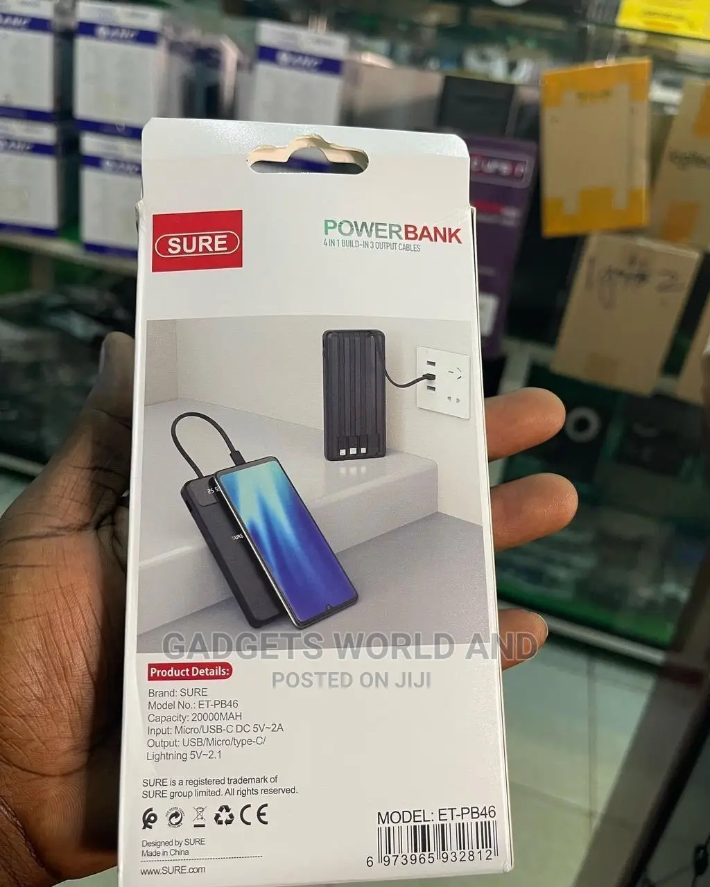 Original SURE 4in1 Fast Power Bank