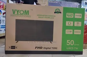 50 Inch Tv/ Vyom 50 Inch Smart Tv/ 50 Inch Frameless Smart