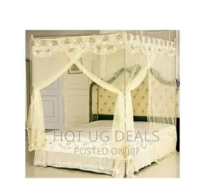 6by6 Mosquito Net With Stands - Cream