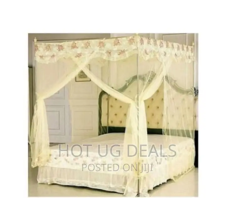 6by6 Mosquito Net With Stands - Cream