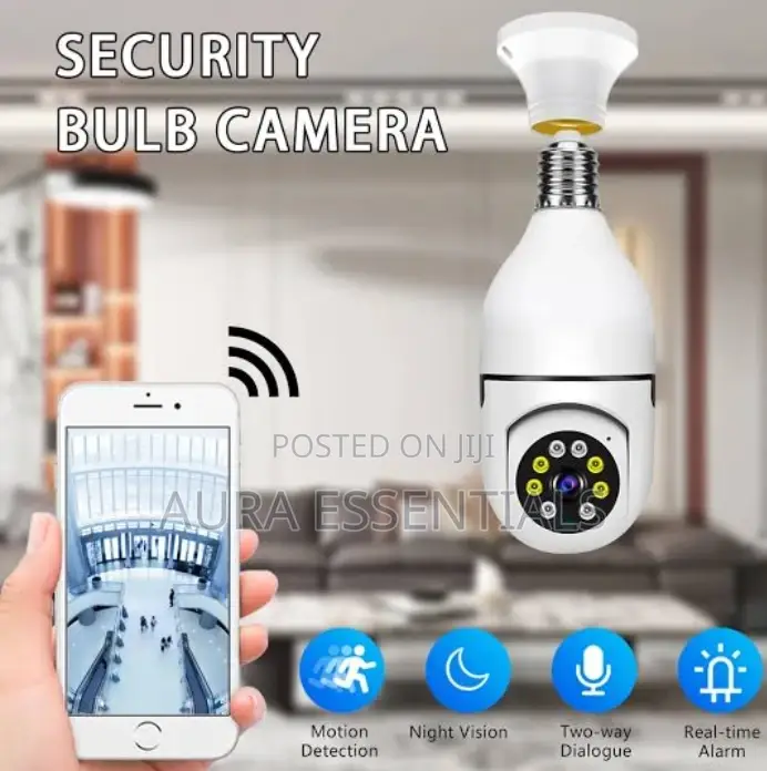 Smart Bulb 360 Security Camera