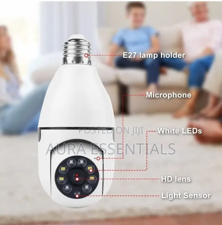 Smart Bulb 360 Security Camera