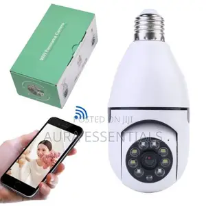 360 Panoramic Wifi IR IP E27 Light Bulb Camera 1080P HD