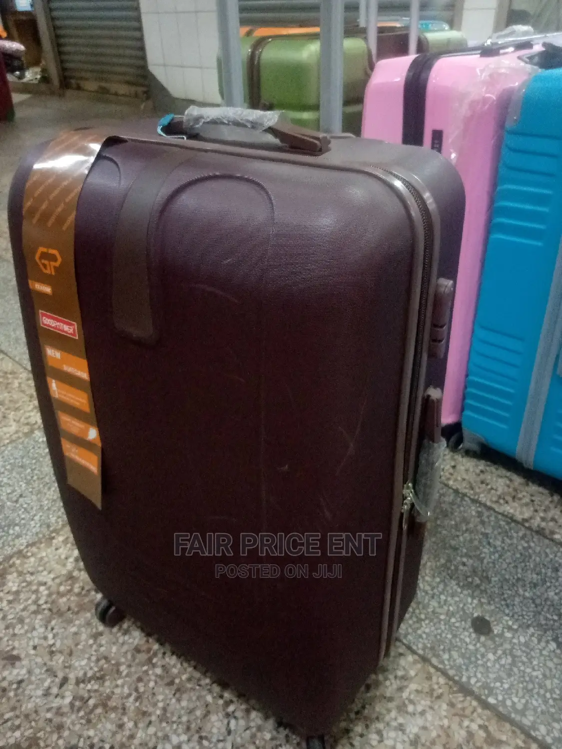 Original Plastic Suitcase Large( Purple)