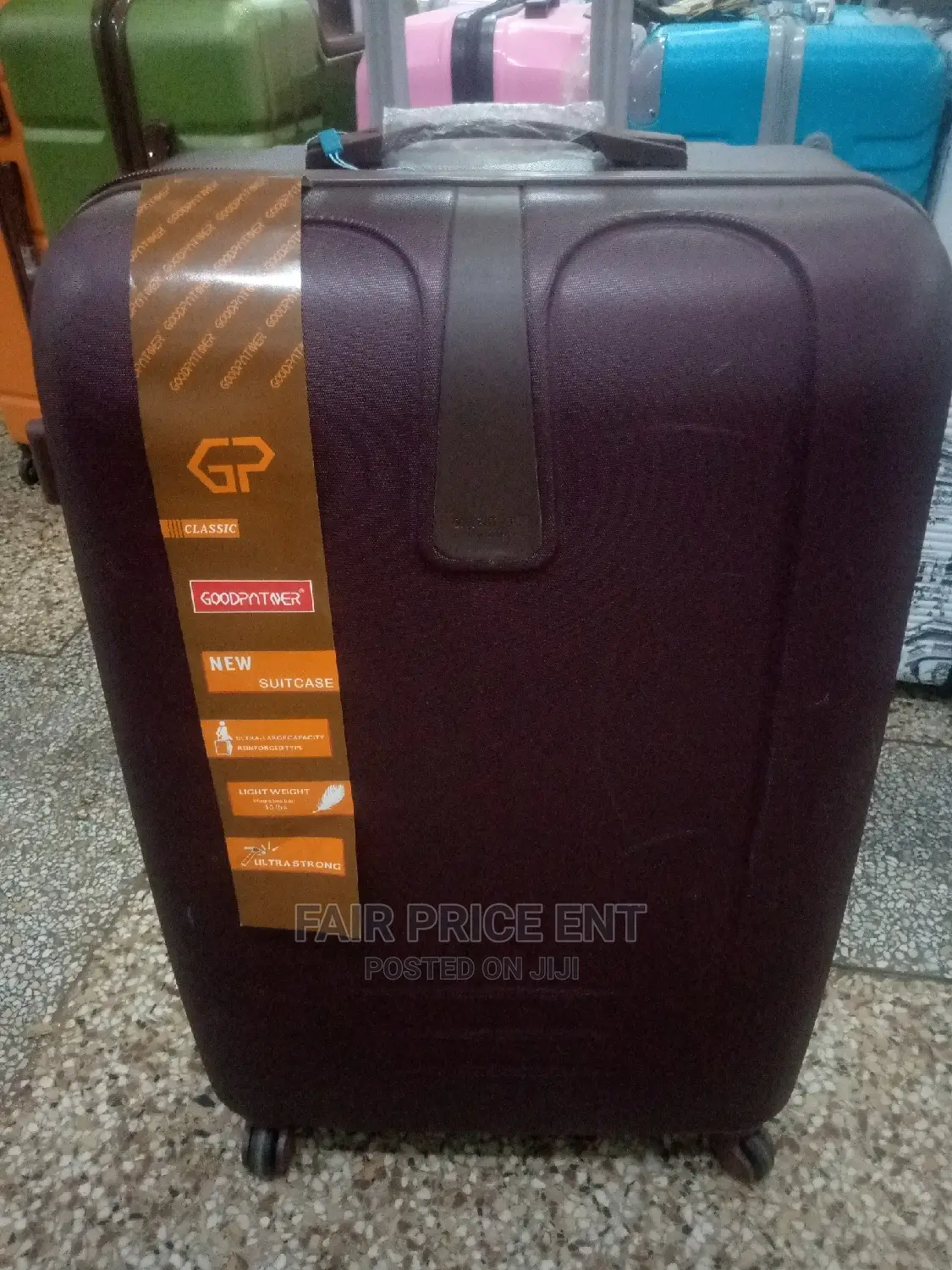 Original Plastic Suitcase Large( Purple)