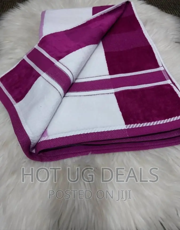 Large Cotton Volvet Bath Towels 90*180cm - Multicolour